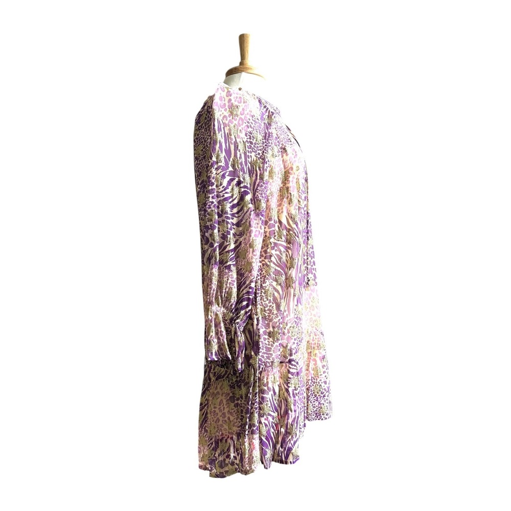 CIEBON Harriet Mini Fairy Whimsigoth Statement Metallic Star Animal Print S - Picture 6 of 9